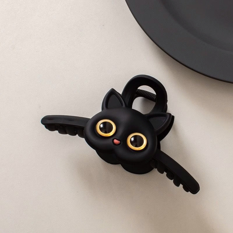 Cat Silicone Hair Claw Clip for Women