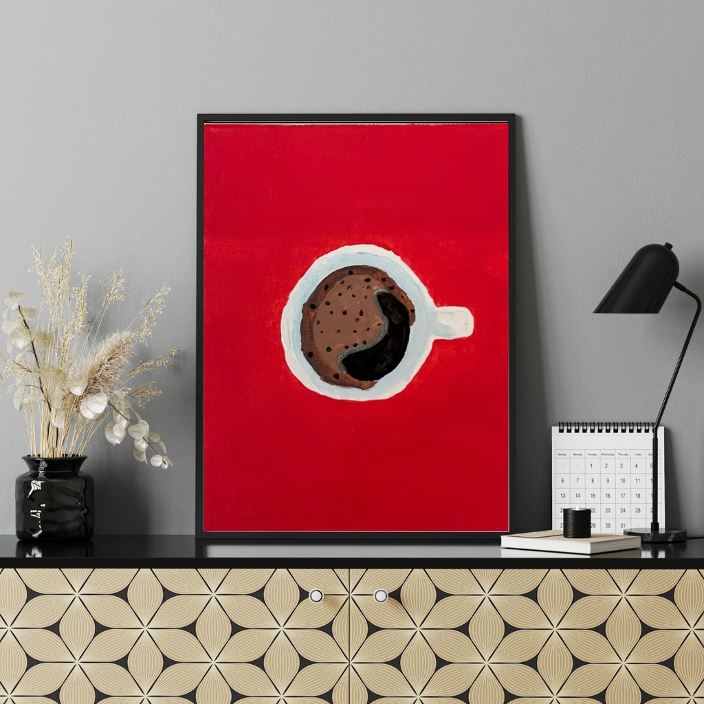 Black Coffee Wall Art 12 x 16