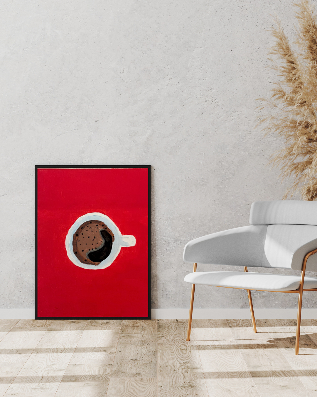 Black Coffee Wall Art 12 x 16