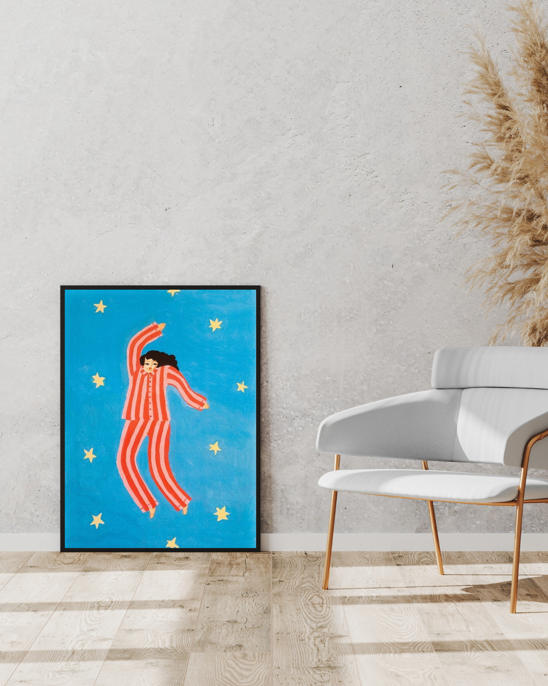 Minimalist Figure Framed Wall Art