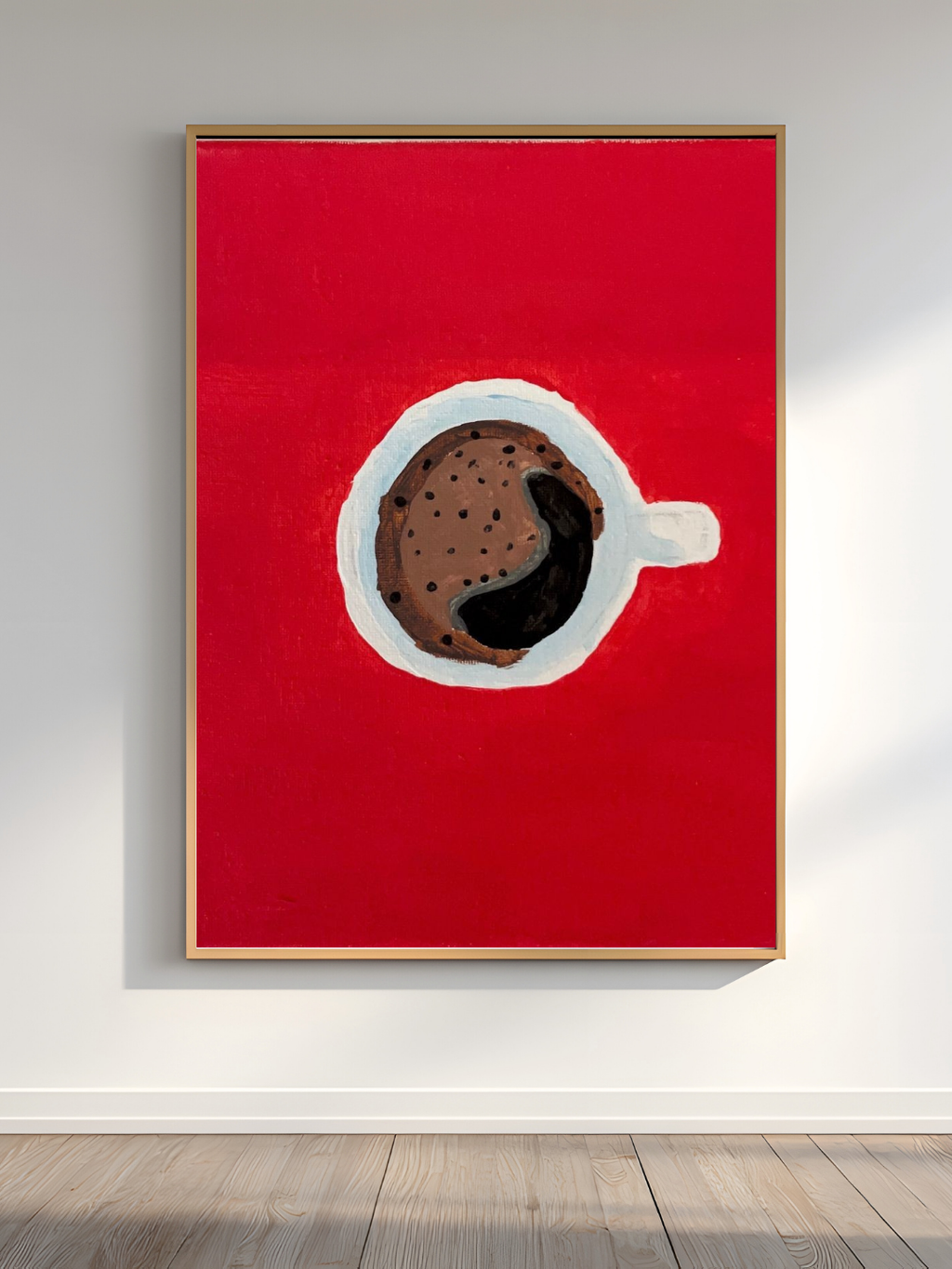 Black Coffee Wall Art 12 x 16