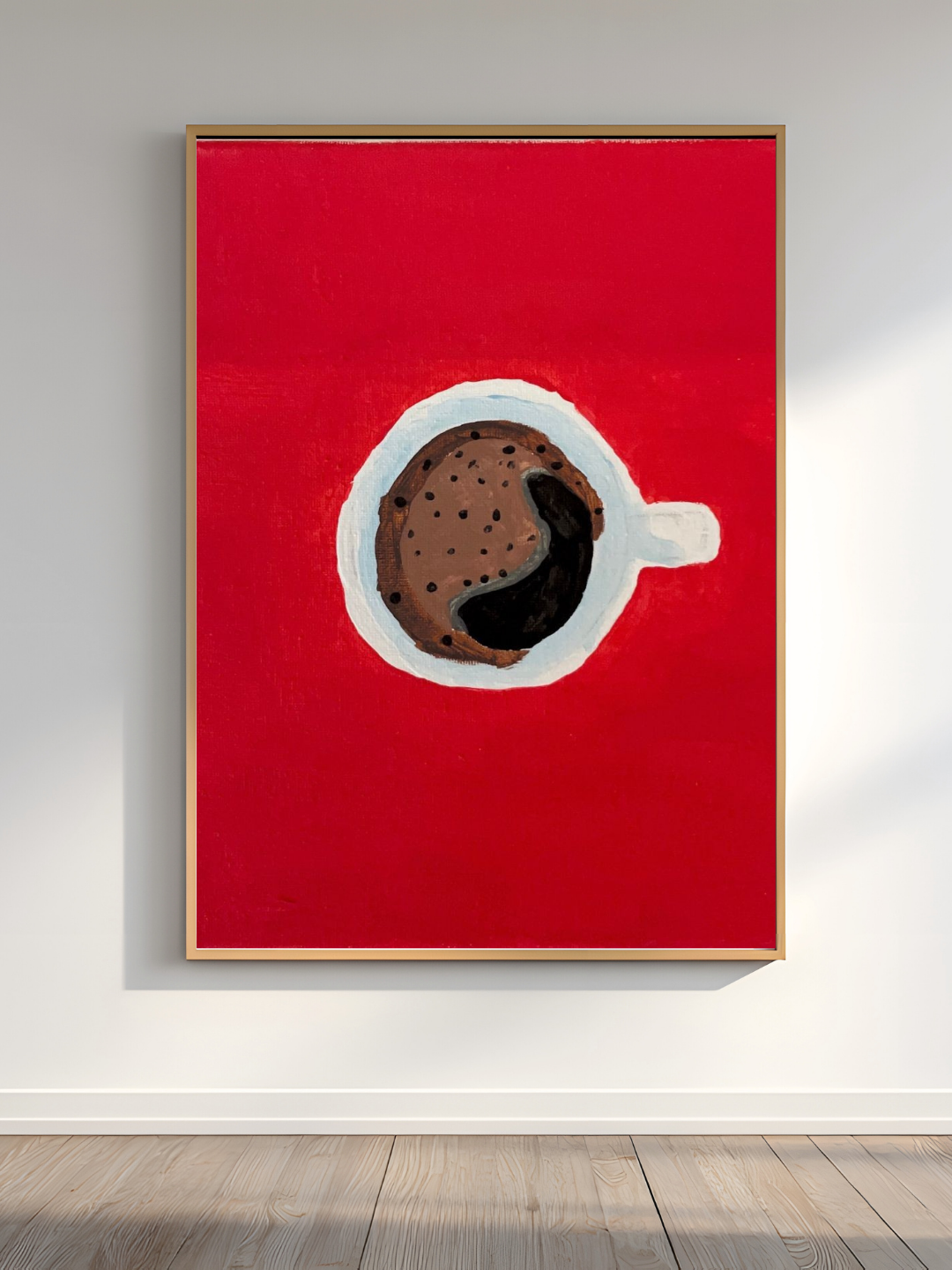 Black Coffee Wall Art 12 x 16