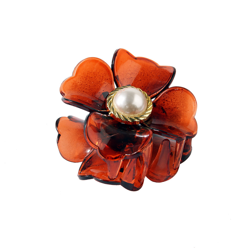 Pearl Flower Hair Clip